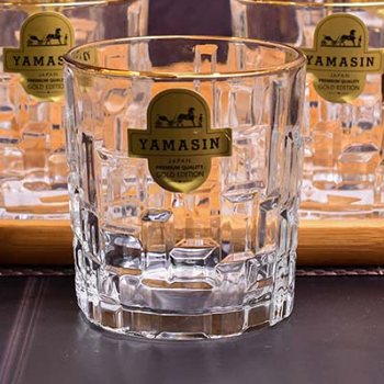 Whisky Glass with Gold line 330 ML