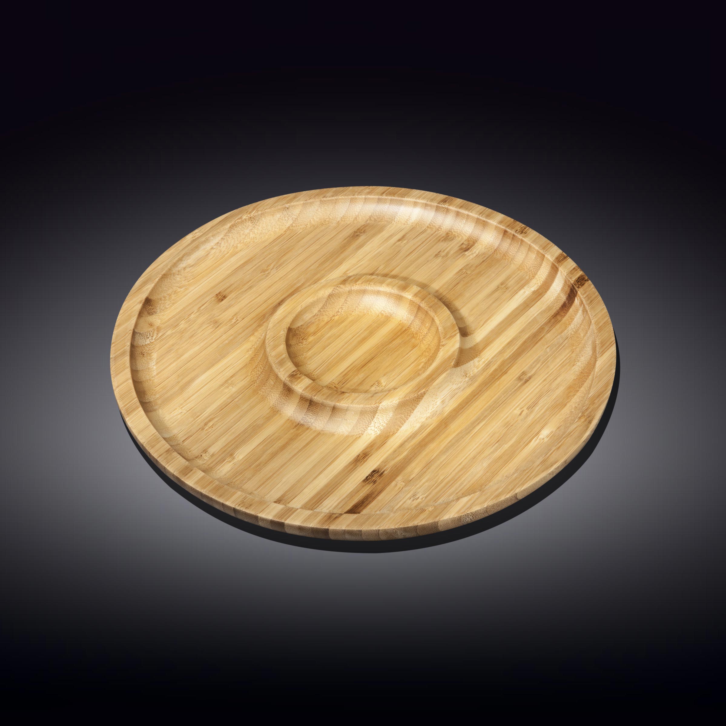 WILMAX Bamboo section platter 20.5 CM