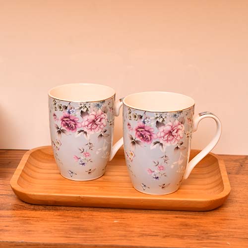 Coffee mug with Flower print