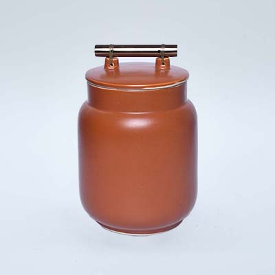 AART Handmade Terracotta Storage Jar (Tall) Brown