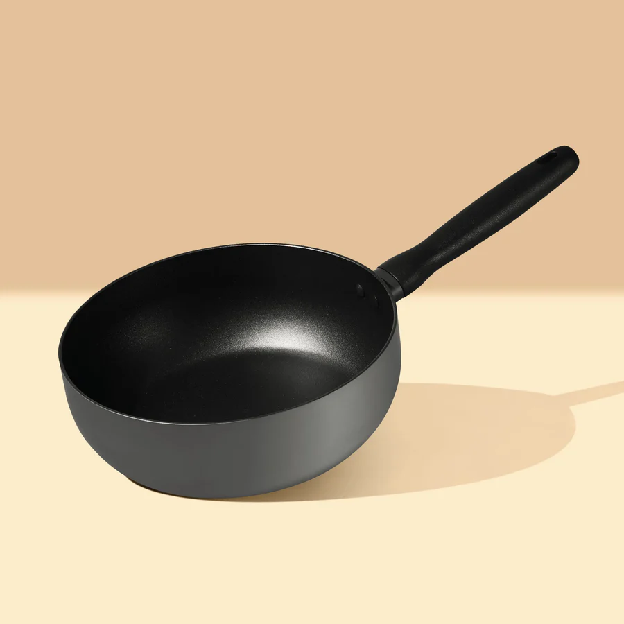 MEYER  Bauhaus Nonstick Open Saucier 24 cm Dark Grey