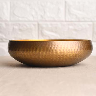 BRASS Metal Antique Bowl | Medium