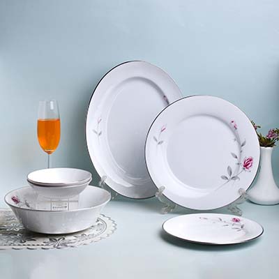 DANKOTUWA | Dinner set | Lasting rose | set of 21 PC