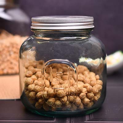 DEVNOW Kitchen storage jar Glass ( 1 KG)