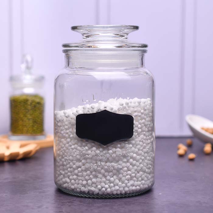 DEVNOW Kitchen storage jar Glass with lid