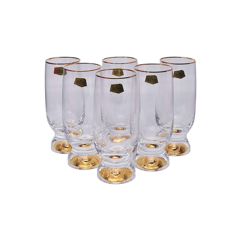 Water glass Gina Gold lined