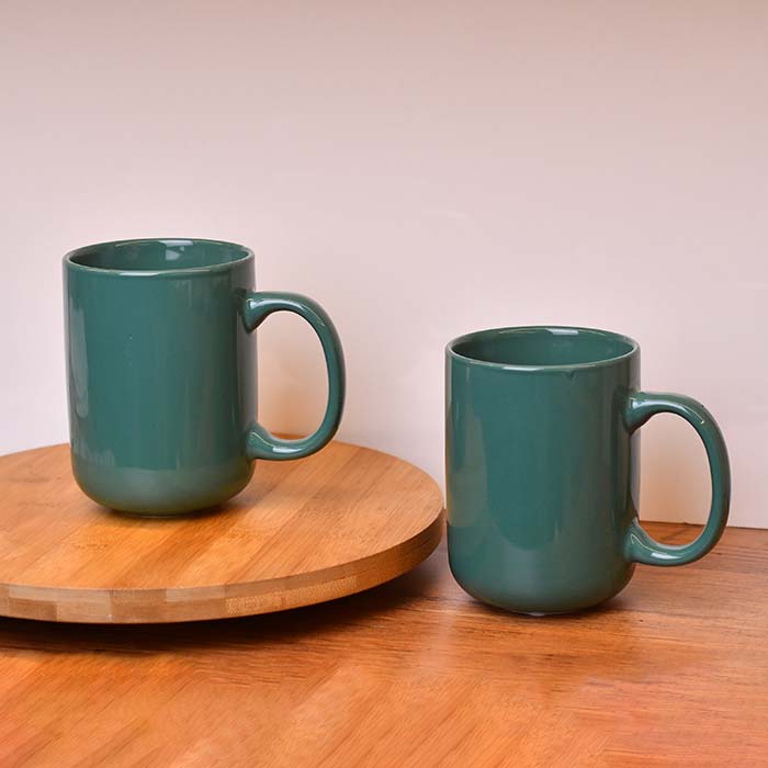 Coffee Mug Glossy teal colour