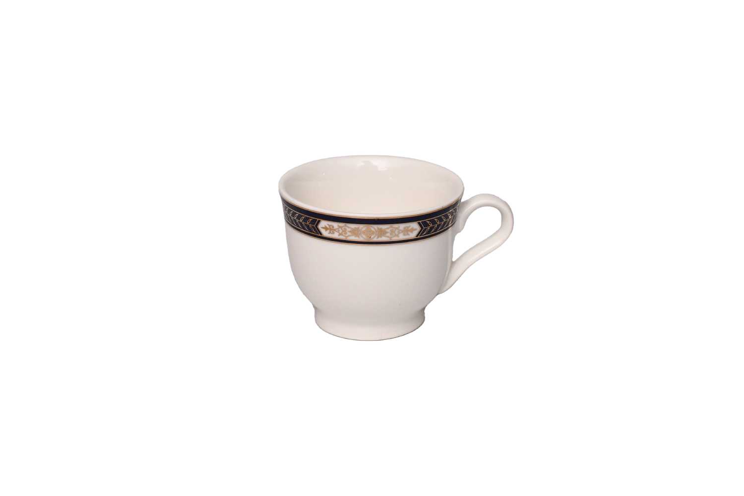 Cup and Saucer white decal