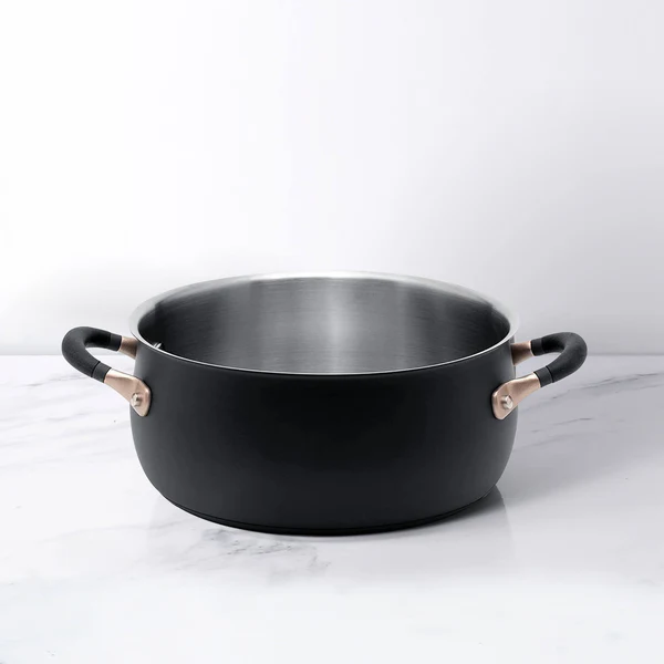 MEYER Accent stainless steel Open casserole 5 Litres 24CM 