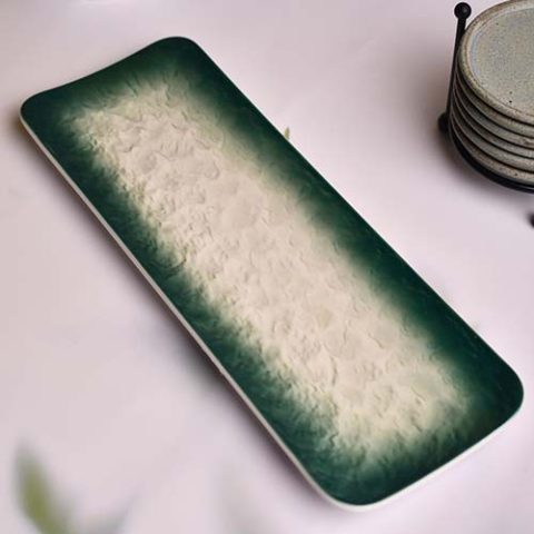 Rectangle platter Brown