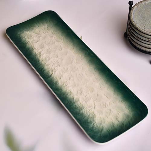 Rectangle platter Green