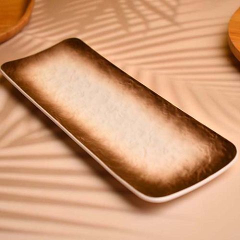 Serving platter brown 