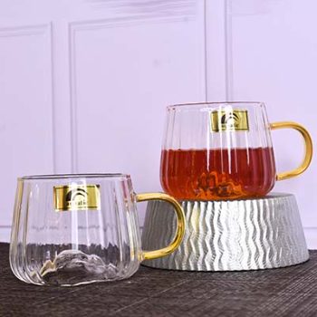 Tea Mug Mountain Gold