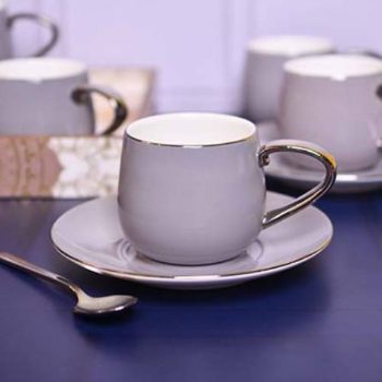 Cup and saucer Lavender blush