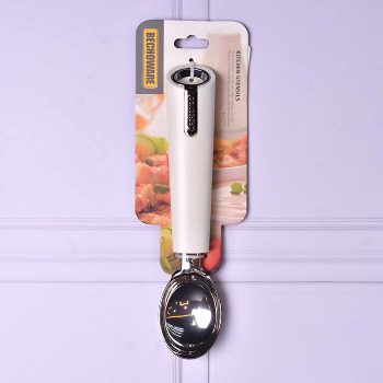 Icecream scoop with White handle