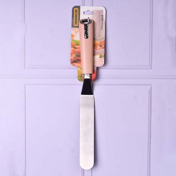 Cake server with peach color handle