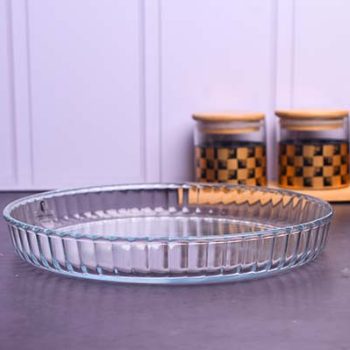 Round dish Glass