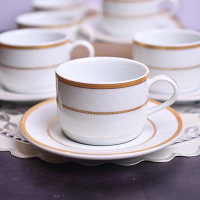Dankotuwa Cup and saucer Agat Gold 