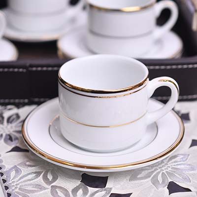 Dankotuwa Cup and saucer Infinity Gold