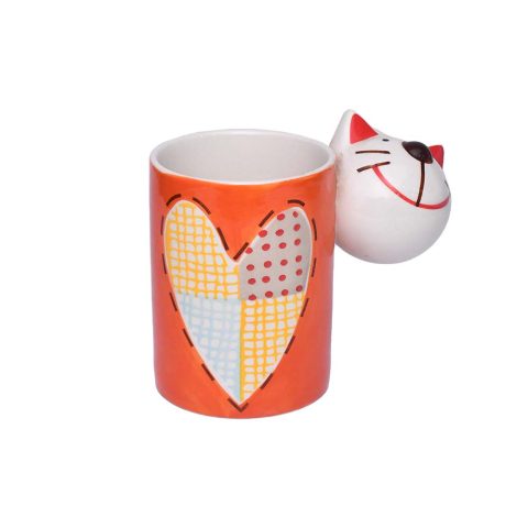 cup with cartoon face