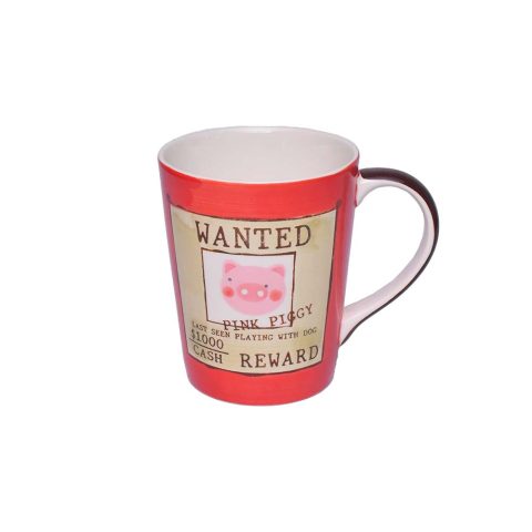 Cartoon cup piggy design
