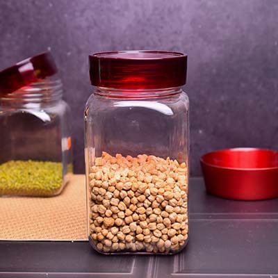 SOOGO Premium glassware Square jar (1800 ml)