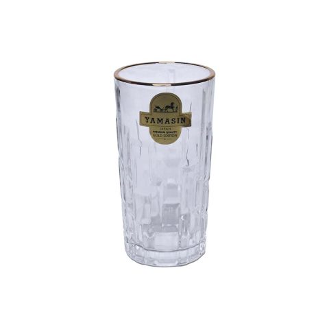 Water Glass with Gold line 6 PC 290 ML