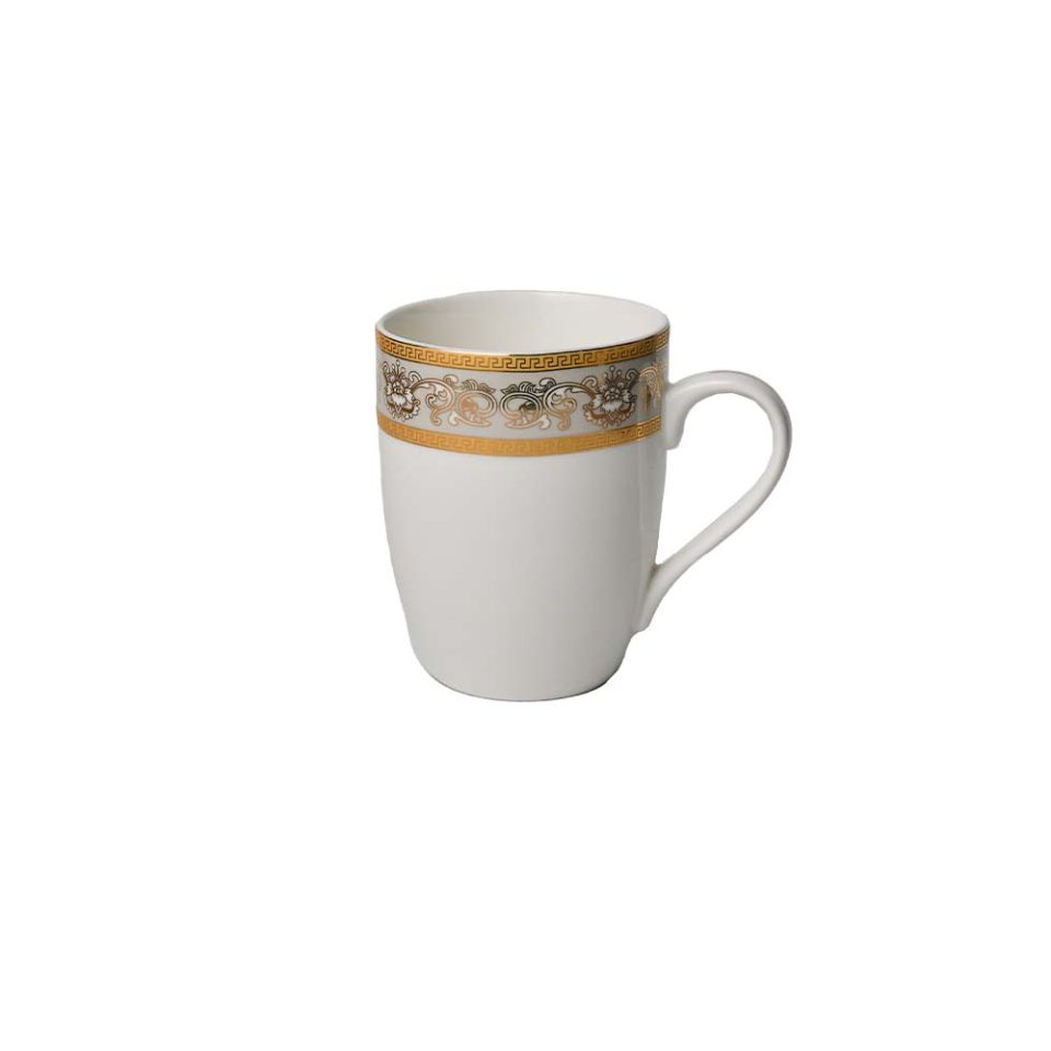 Vigneto Gold and Grey Coffee Mug Set | Includes 2 mugs, each wit - photo 3