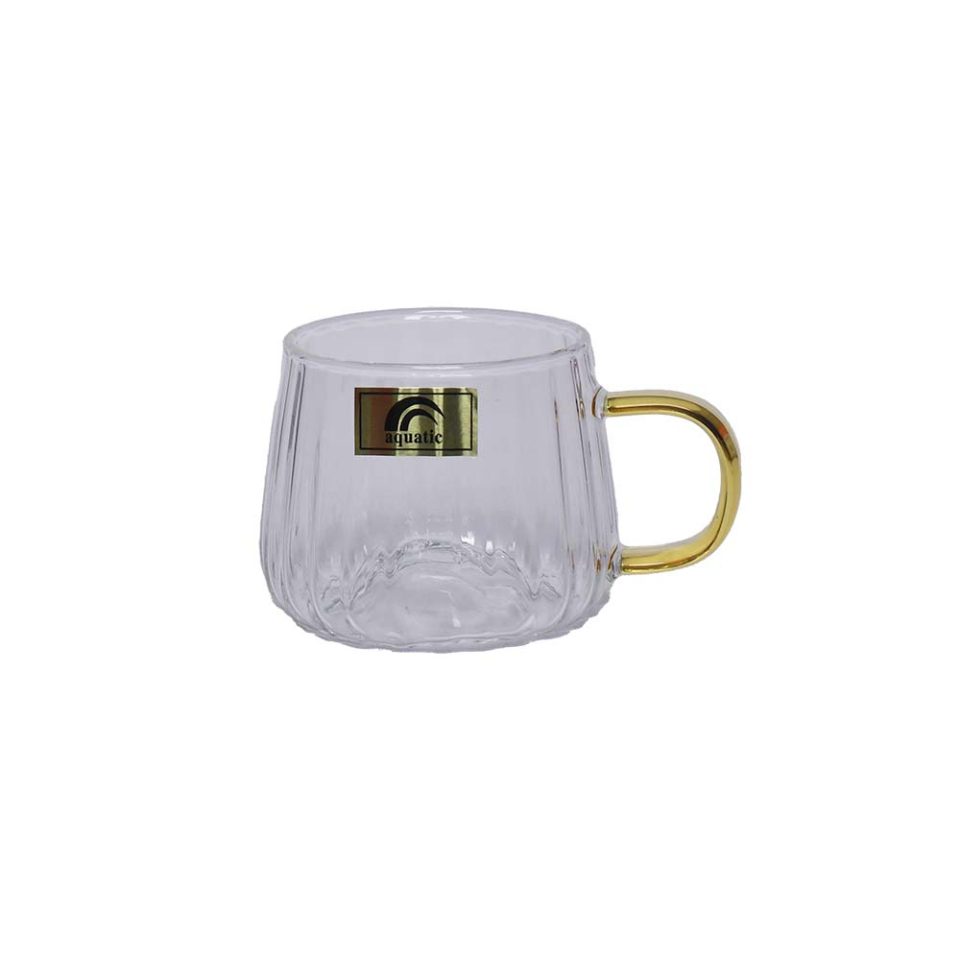AQUATIC Tea cup | Gold handle | Set of 2 - photo 3