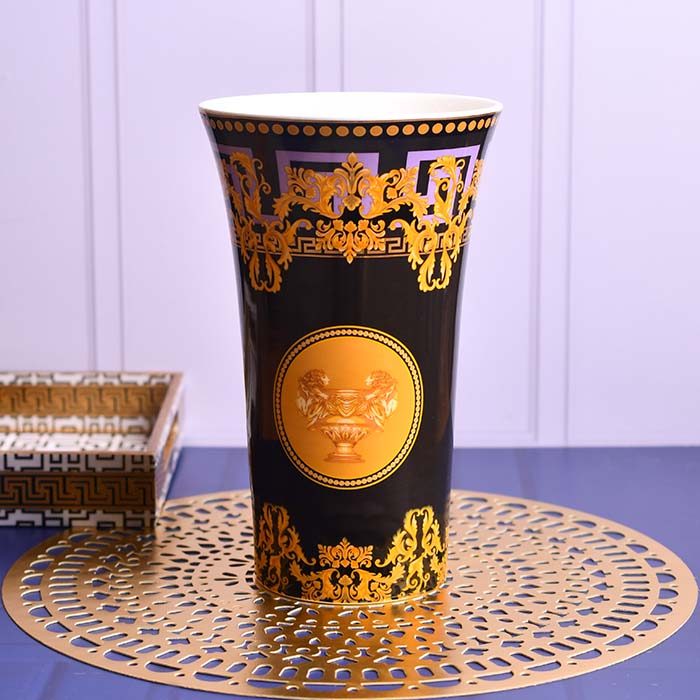 Flower vase for decor black premium - photo 1