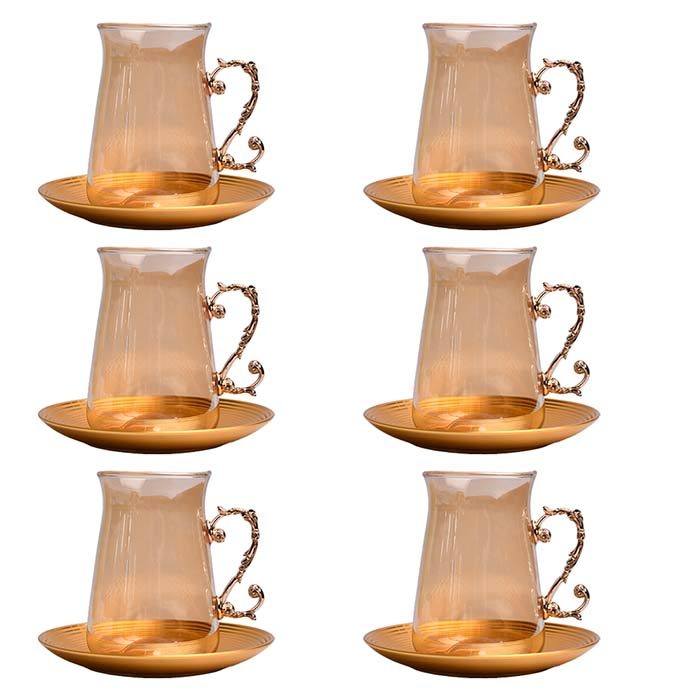 Turkish style Cup and saucer with Golden handle and saucer - photo 4