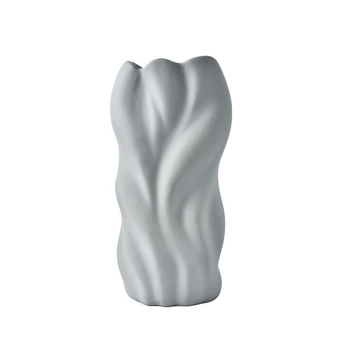 Flower vase ceramic Light green shade Swirl - photo 2