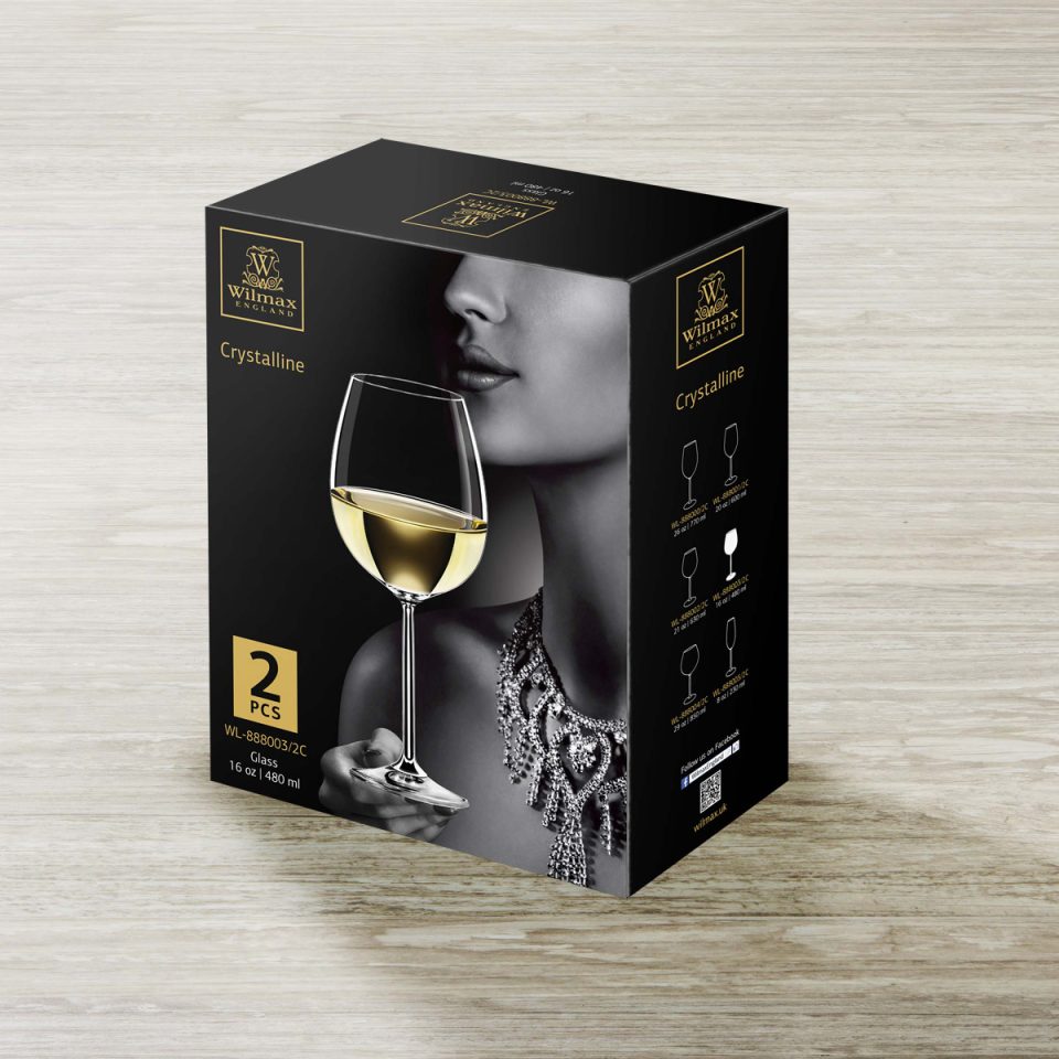 WILMAX Wine glass 16 OZ 480 ML Set of 2 - photo 1