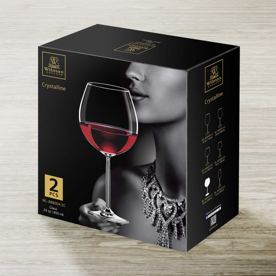 WILMAX Wine glass 29 OZ 850 ML Set of 2 - photo 1