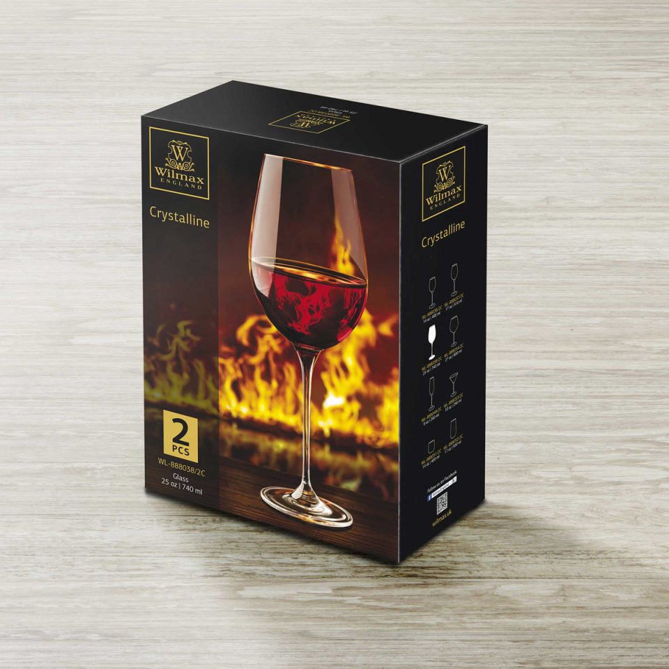 WILMAX Wine glass 25 OZ 740 ML Set of 2 - photo 1
