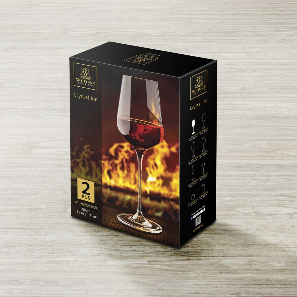 WILMAX Wine glass 15 OZ  430 ML Set of 2 - photo 1