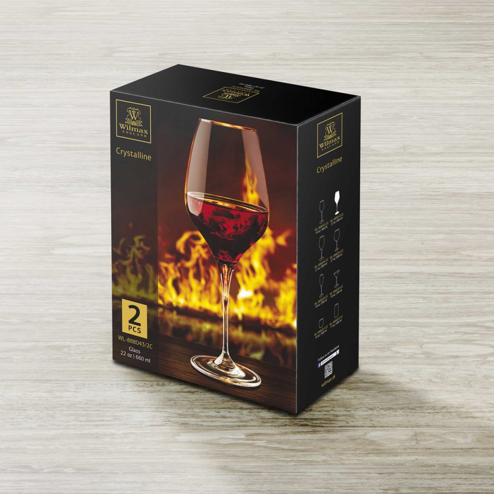 WILMAX Wine glass 22 OZ 660 ML Set of 2 - photo 1