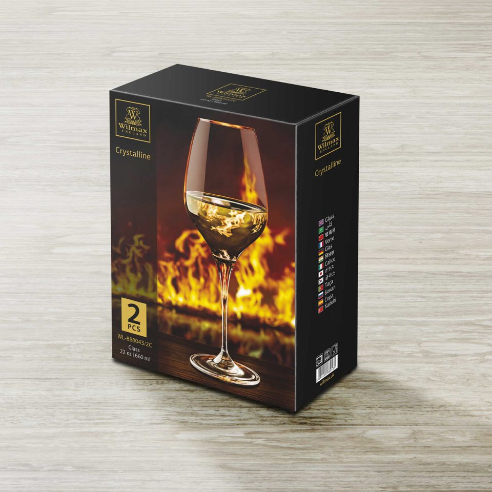 WILMAX Wine glass 22 OZ 660 ML Set of 2 - photo 2