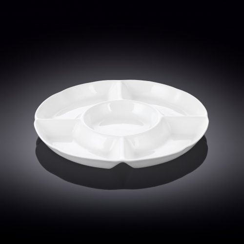 WILMAX Divided round dish White 25.5 CM