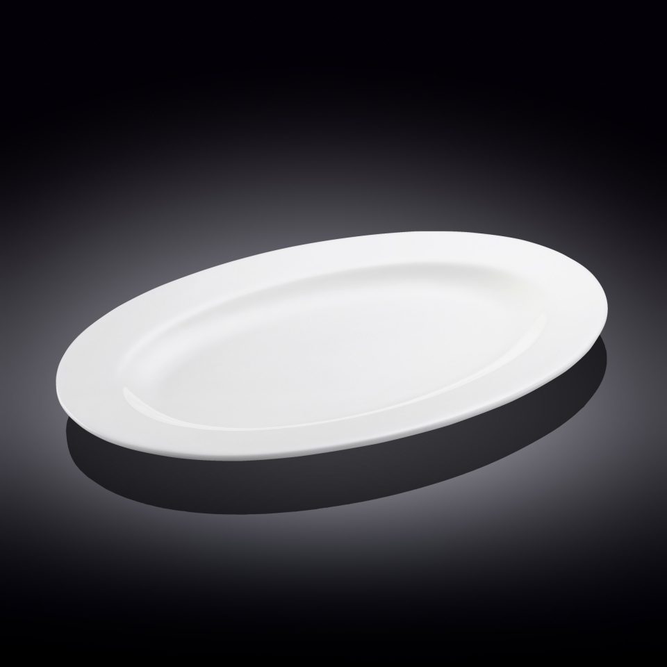 WILMAX Oval platter White 36 CM