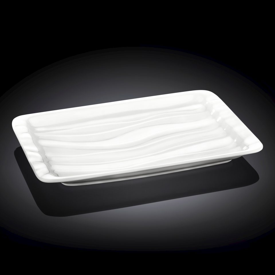 WILMAX  Japanese style dish White 26.5 X 16.5 CM