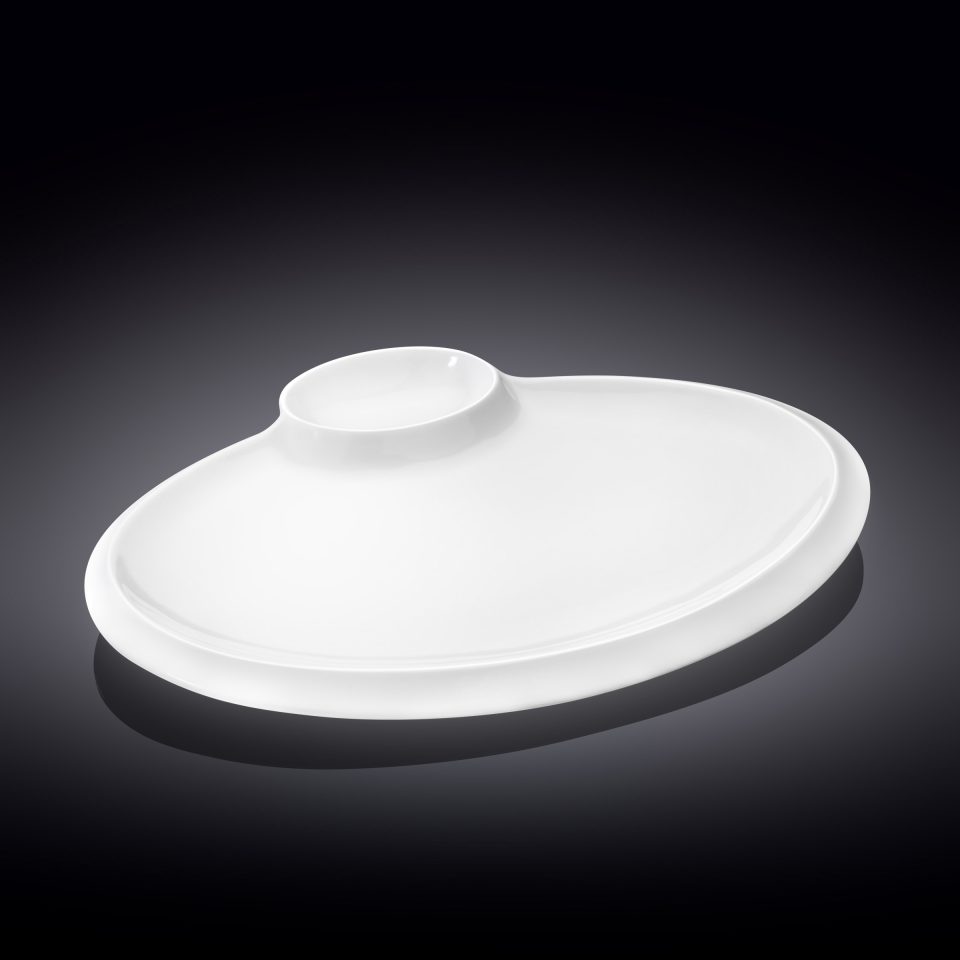 WILMAX Oval platter White 35 CM