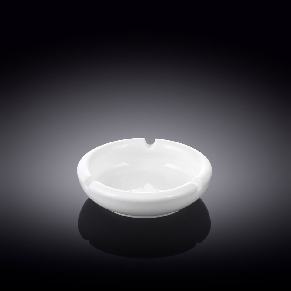 WILMAX Ashtray White 4 INCH 10 CM