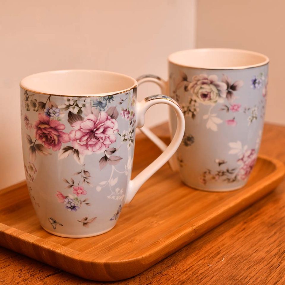 Coffee mug with Flower print - photo 1