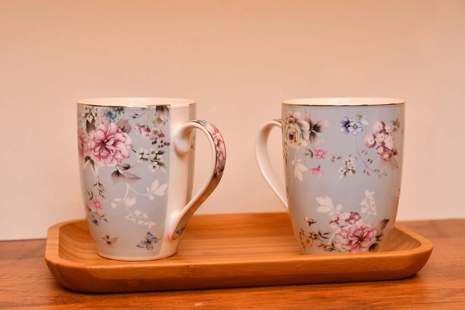 Coffee mug with Flower print - photo 2