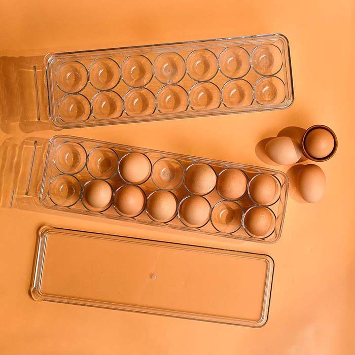 Egg tray with lid for 14 eggs storage - photo 1