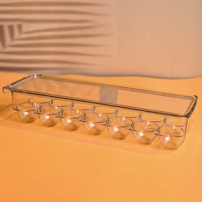 Egg tray with lid for 14 eggs storage - photo 2