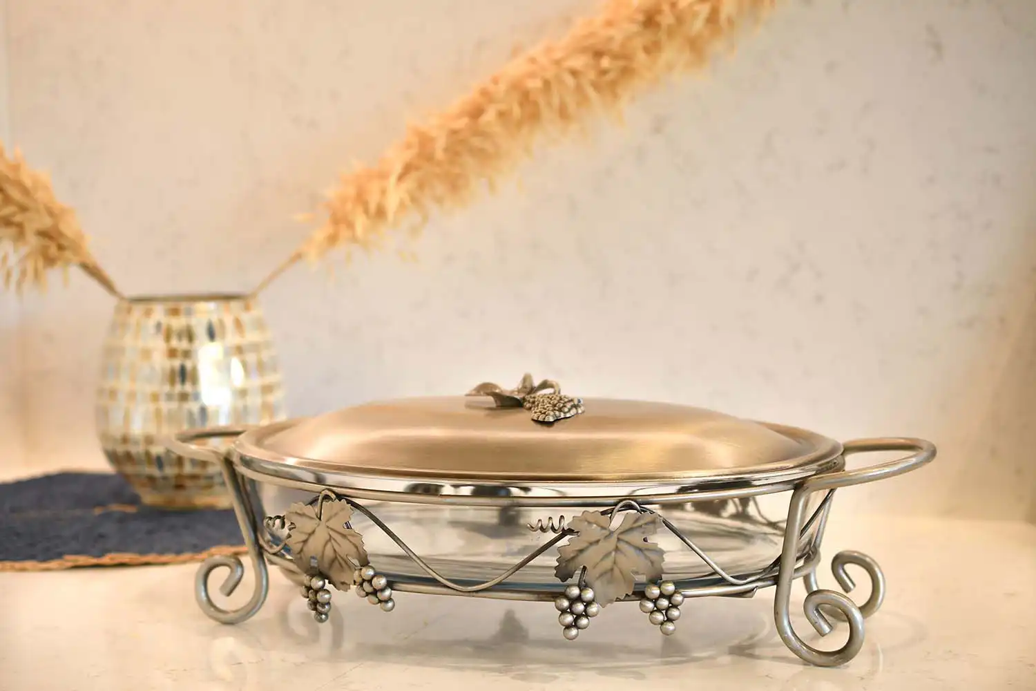 Food warmer glass silver Premium - photo 1
