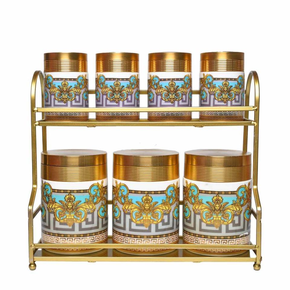 Canister set White and Gold - photo 4