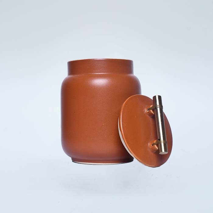 AART Handmade Terracotta Storage Jar (Tall) Brown - photo 2